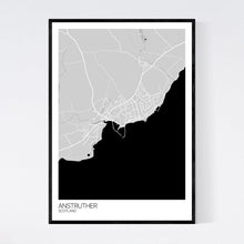 Load image into Gallery viewer, Anstruther Town Map Print