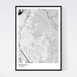Antipolo City Map Print