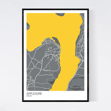 Load image into Gallery viewer, Appledore Town Map Print