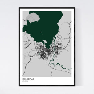 Map of Bahir Dar, Ethiopia