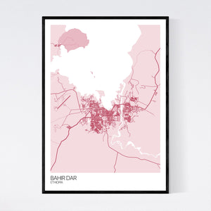 Bahir Dar City Map Print