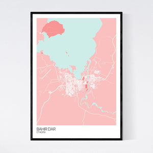 Bahir Dar City Map Print