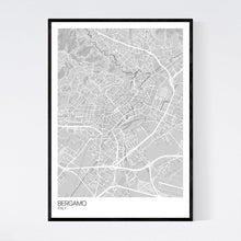 Load image into Gallery viewer, Bergamo City Map Print