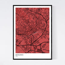 Load image into Gallery viewer, Bergamo City Map Print