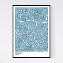 Load image into Gallery viewer, Bochum City Map Print