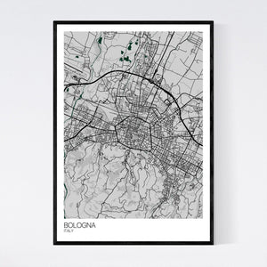 Bologna City Map Print