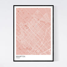 Load image into Gallery viewer, Brampton City Map Print