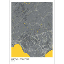 Load image into Gallery viewer, Map of Brecon Beacons, Wales