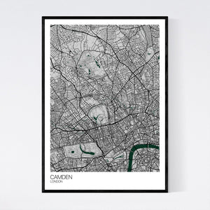 Camden Neighbourhood Map Print