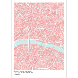 Map of City of London, London