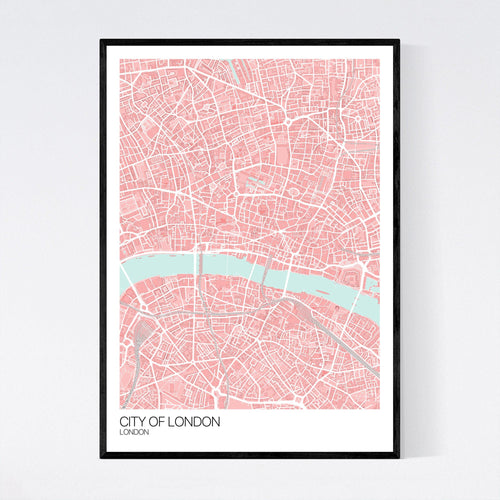 Map of City of London, London