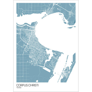 Map of Corpus Christi, Texas