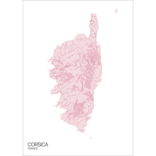 Load image into Gallery viewer, Map of Corsica, France