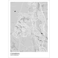 Load image into Gallery viewer, Map of Cwmbran, United Kingdom