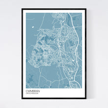 Load image into Gallery viewer, Cwmbran City Map Print