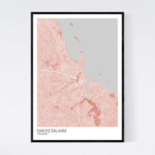 Load image into Gallery viewer, Dar es Salaam City Map Print