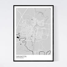 Load image into Gallery viewer, Darlington City Map Print