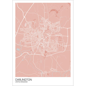 Map of Darlington, United Kingdom