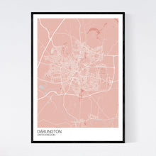 Load image into Gallery viewer, Map of Darlington, United Kingdom