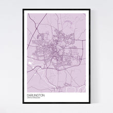 Load image into Gallery viewer, Darlington City Map Print