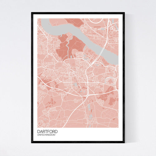 Map of Dartford, United Kingdom