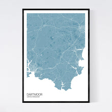 Load image into Gallery viewer, Dartmoor Region Map Print