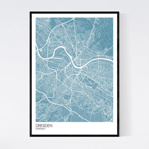 Dresden City Map Print