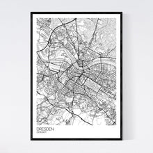 Load image into Gallery viewer, Dresden City Map Print