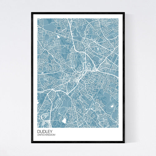 Map of Dudley, United Kingdom