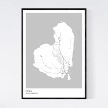 Load image into Gallery viewer, Eigg Island Map Print