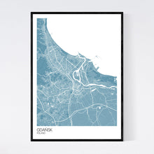 Load image into Gallery viewer, Gdańsk City Map Print