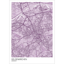 Load image into Gallery viewer, Map of Gelsenkirchen, Germany