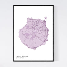 Load image into Gallery viewer, Gran Canaria Island Map Print