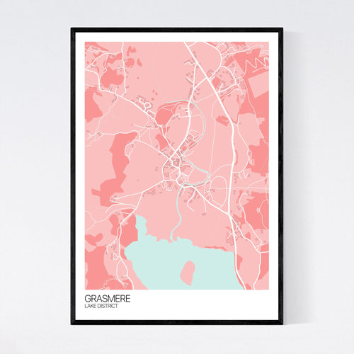 Map of Grasmere, Lake District