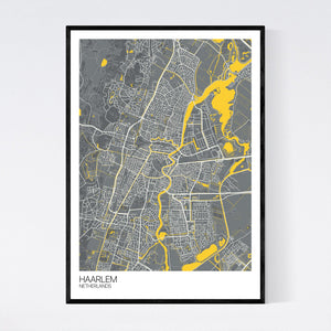 Haarlem City Map Print