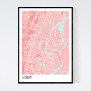 Haarlem City Map Print