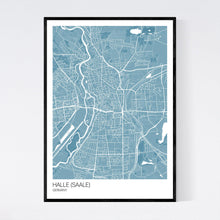 Load image into Gallery viewer, Halle (Saale) City Map Print