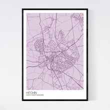 Load image into Gallery viewer, Hitchin Town Map Print