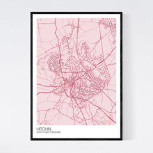 Load image into Gallery viewer, Hitchin Town Map Print