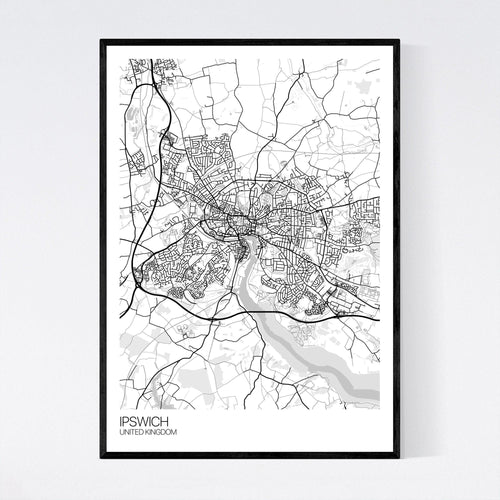 Map of Ipswich, United Kingdom