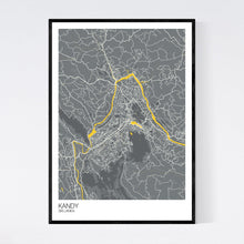 Load image into Gallery viewer, Kandy City Map Print