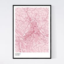 Load image into Gallery viewer, Kandy City Map Print