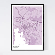Load image into Gallery viewer, Keswick Town Map Print