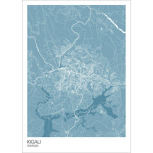 Load image into Gallery viewer, Map of Kigali, Rwanda