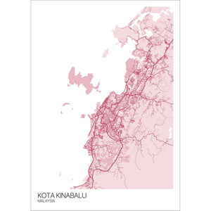 Map of Kota Kinabalu, Malaysia