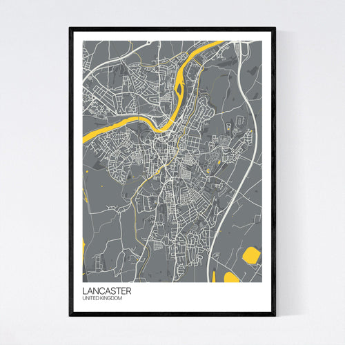 Map of Lancaster, United Kingdom