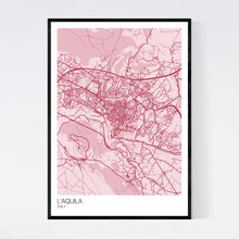 Load image into Gallery viewer, L&#39;Aquila City Map Print
