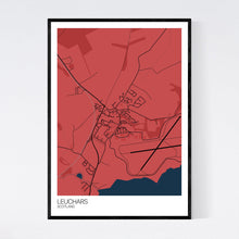 Load image into Gallery viewer, Leuchars Town Map Print