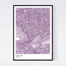 Load image into Gallery viewer, Map of Mayfair, London