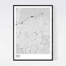 Load image into Gallery viewer, Mesa City Map Print